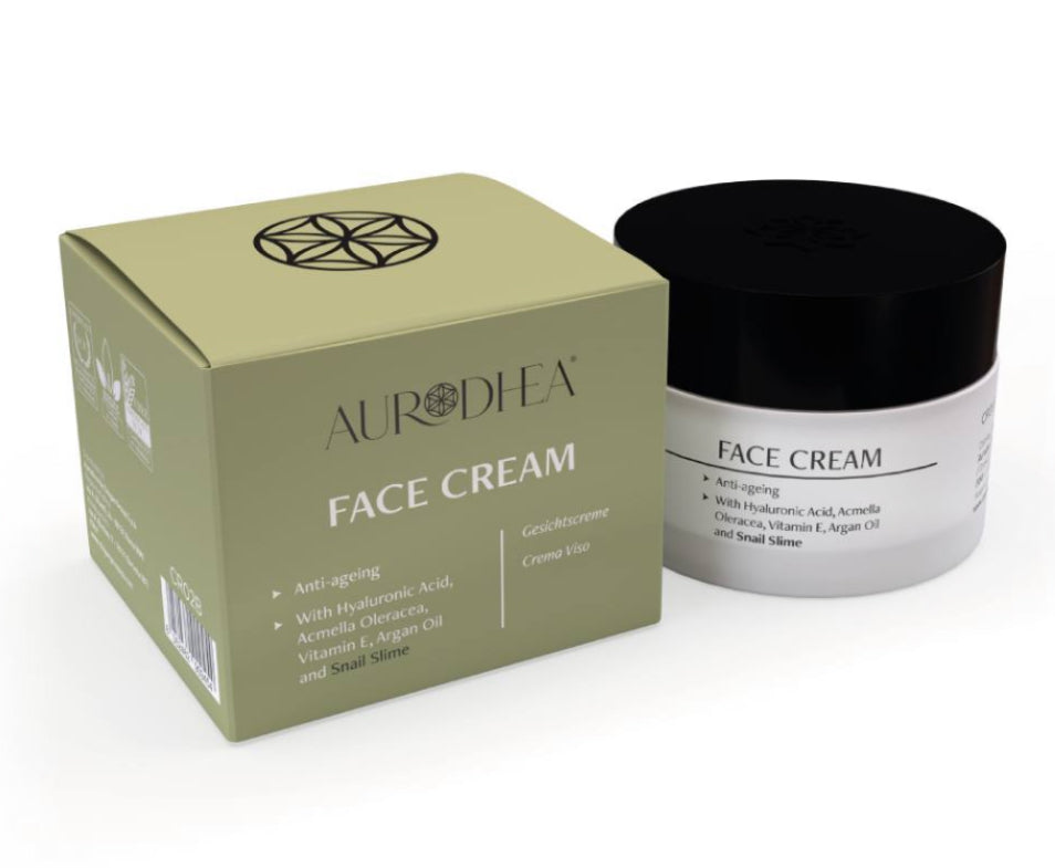 Crème visage anti-âge à la bave d’escargot